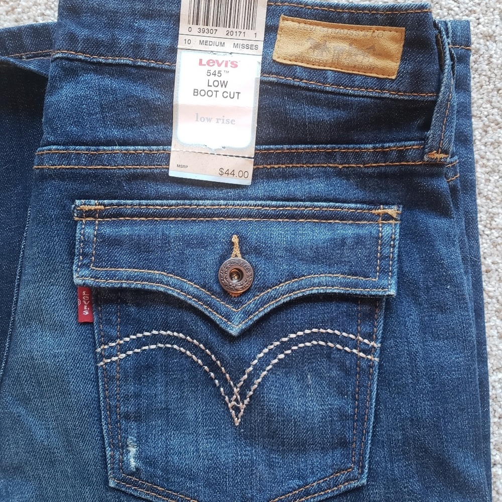 Levi's 545 Low Boot Cut Jeans NWT